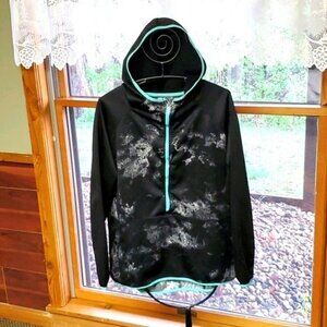Energy Zone 1/2 Zip Black Storm Trimmed Pullover Sz. 1X Hoodie